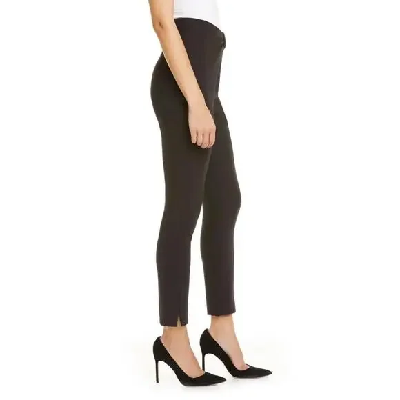 NWT Veronica Beard Ferdinand Bow Accent Skinny Pants - Black 16 High Rise